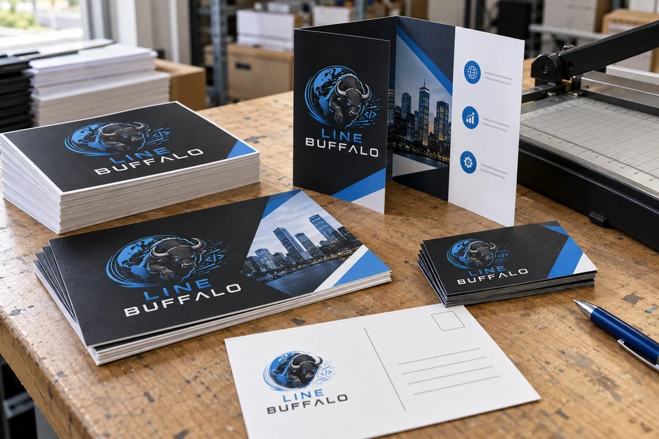 Volantes e impresos — LINE BUFFALO